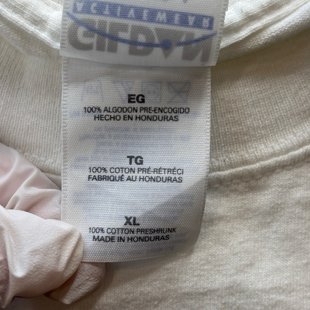VTG‎ Budweiser Bud Light Bring It T Shirt White Men's XL - Picture 11 of 13